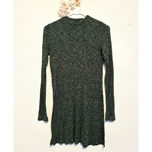 Atmosphere women’s long sleeve top small 6 green olive Long Knit shirt sweater - Picture 1 of 4